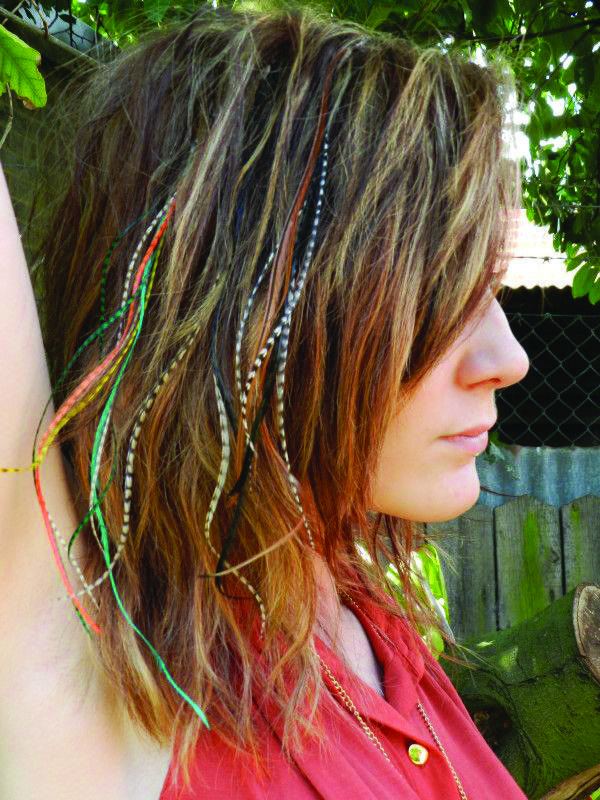 Hair Feather Extension - Deep Red. Long Lengths and Hair Feather Kit  Available